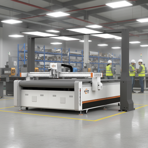Máquina de corte automática para tela, cortadora de tela con cuchilla oscilante, máquina de corte CNC - Product Image 1