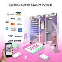 Imprimante DIY pour Nail Art, Distributeur Automatique de Produits de Beauté, Couleurs Personnalisables, Options de Paiement Multiples, Écran LED, Gestion Basée sur le Cloud