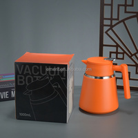 Cafetières isothermes sous vide en acier inoxydable 18/8 de qualité alimentaire à double paroi, 1L et 1,5L, avec revêtement en poudre, personnalisables avec logo, collection 2026