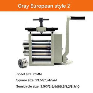 Herramientas de fabricación de rodillos para placa de joyería para máquina de laminación de prensado Manual de tipo europeo - Product Image 3