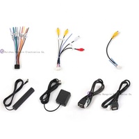 Usine Android autoradio stéréo avec câble adaptateur de faisceau de câblage RCA et GPS antenne USB/Gps veste en PVC entrée de caméra de recul