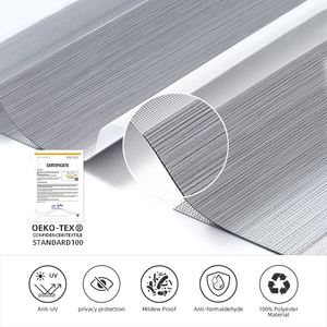 Không có khoan ngày đêm thông minh điều khiển từ xa ổ đĩa điện màn lăn Shades cơ giới Zebra rèm cuốn cho cửa sổ hiện đại - Product Image 2