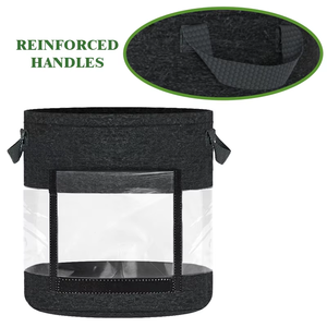 Sacs de culture en tissu de 3 à 7 gallons pour plantes - Pots en tissu réutilisables pour <span class=keywords><strong>le</strong></span> jardinage en pot, les légumes, les herbes et la culture de champignons - Product Image 3