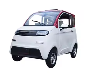 Mini-voiture électrique 4 places à 4 roues, directement de Chine, avec batterie au lithium, intérieur en cuir, hayon, climatisation, boîte de vitesses automatique, moteur à entraînement unique arrière - Product Image 3