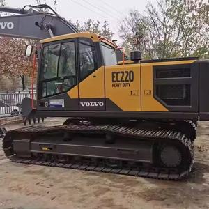 Excavadora usada de gran oferta VOLVO 220 EC220 excavadora de construcción con buenas condiciones excavadora de orugas usada de 22 toneladas - Product Image 1