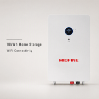 Système de stockage d'énergie solaire domestique 16 kW avec batterie murale LiFePO4 51,2 V 48 V