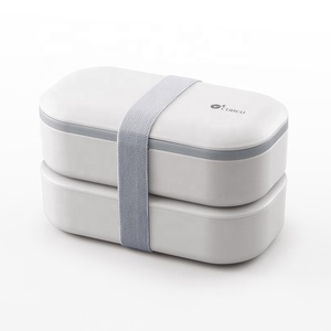 Bento-fiambrera Convertible a 4 estilos para niños, 2 niveles, personalizado, libre de BPA, a prueba de fugas, con bolsa - Product Image 4