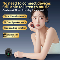 Casque audio sans fil TWS YX35 avec écran tactile LCD, carte TF, batterie grande capacité, BT5.4, ANC, ENC, haut-parleur externe