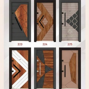 Puerta de Seguridad con Acabado Metálico y Vetas de Madera, Cerradura Inteligente, Exterior de Acero Laminado en Frío, Insonorizada y Antirrobo - Product Image 5