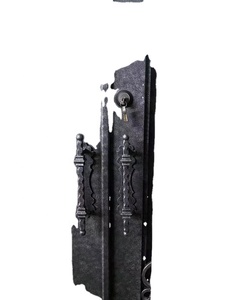Puertas de seguridad chinas Puertas de hierro individuales Diseños de parrilla de puerta de hierro forjado - Product Image 3