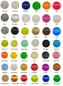 Filament plastique pour imprimante 3D de qualité supérieure, marque Yasin, 1,75 mm/2,85 mm PETG PLA 1 kg pour impression 3D FDM, certifié CE, garantie 1 an - Product Image 5