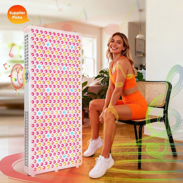 ideatherapy Newest RLPRO600 X2 1060nm 9-Wavelengths Light Therapy Red Light Therapy Lamp With Stand Red Light Therapy Device
