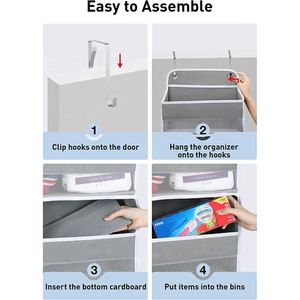 ที่แขวนเก็บของจิปาถะและชั้นวางของแขวนในตู้เสื้อผ้า - Product Image 5