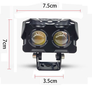 ไฟสปอร์ตไลท์ LED สำหรับมอเตอร์ไซค์และรถยนต์ แบบขายส่ง 2smd 12W 2 เลนส์ สีฟ้า ไฟตัดหมอก ไฟทำงาน - Product Image 1