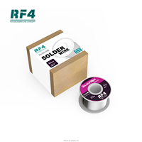 Fil de soudure RF4 206D 0,6 mm 200 g Sn63/Pb37 63 % étain avec âme de flux à 2 % pour la réparation de cartes mères de téléphones portables et de puces IC