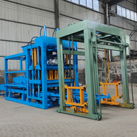 Machine à fabriquer des briques hydraulique entièrement automatique QT 4-15, ligne de production de blocs, machine à fabriquer des blocs creux en béton
