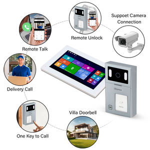 Système complet d'entrée intelligente 7 pouces <span class=keywords><strong>sonnette</strong></span> vidéo Tuya WiFi 1080P caméra interphone visuel serrure électrique Villa sécurité - Product Image 4