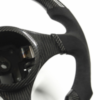 Volante de coche de fibra de carbono personalizado privado para Mitsubishi Evolution 2001 2002 2003 2004 2005 2006 2007 Lancer Evo 7 8 9