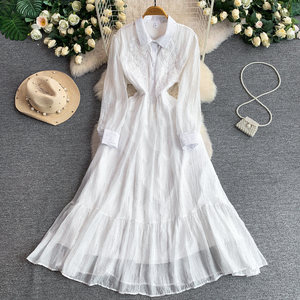 Vestido Largo de Fiesta para <span class=keywords><strong>Mujer</strong></span>, con Lentejuelas Brillantes y Bordados, Elegante, Estilo A-Line, Casual - Product Image 4