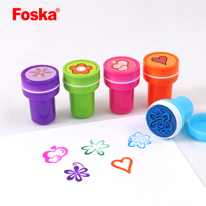 Timbri Giocattolo in Plastica Personalizzati Foska per Bambini, Colorati Timbri Cartoon con Animali e Fiori, Timbri per Buste - Product Image 5