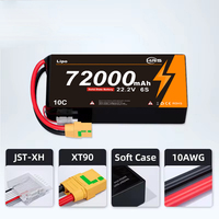Индивидуальные аккумуляторные блоки LiPo 6S 72000 мАч, 12S, 14S для дальнобойных радиоуправляемых сельскохозяйственных БПЛА из углеродного волокна с вертикальным взлетом и посадкой