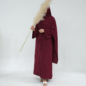 Loriya Set Abaya 2 Potong Laris Manis Pakaian Islami Pakaian Muslim Tradisional Abaya Dubai untuk Wanita Muslim Desain Abaya - Product Image 3