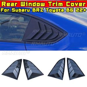 Garniture de fenêtre triangulaire arrière de voiture, style « Shark Cheek », pour Subaru BRZ Toyota B6 2022+, garniture de fenêtre latérale arrière, accessoires de voiture - Product Image 2
