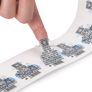 Venta al por mayor de etiquetas impermeables de doble cara pegatinas de vinilo de impresión UV para Pegatinas de botellas de bebidas - Product Image 2
