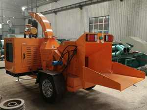 Industrial Mobile Wood Crushers Machine Wood <b>Shredder</b> Tree Branch Chipper - Product Image 2