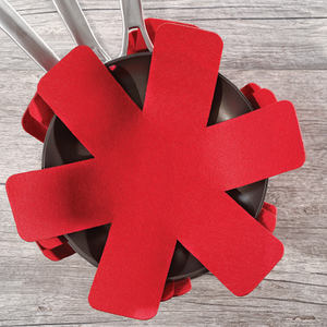 แผ่นรองจานดินเนอร์ผ้าสักหลาด,แผ่นรองแก้วตัวป้องกันแบบเรียงซ้อนพิมพ์โลโก้ได้ตามต้องการ - Product Image 2