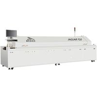 Machine de soudage à air chaud sans plomb à dix zones de température automatiques, nouvelle pompe moteur de pointe pour les industries SMT JAGUAR