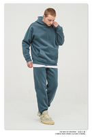 2024 nouveau blanc chaud survêtements plaine polaire unisexe coton sweats à capuche ensemble haute qualité deux pièces sweats à capuche et survêtement ensemble