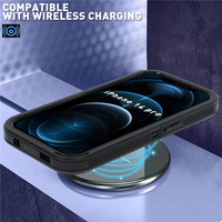 Coque rigide résistante aux chocs, étui de protection robuste pour iPhone XS Max XR 6 6s 7 8 Plus 11 12 13 14 Pro