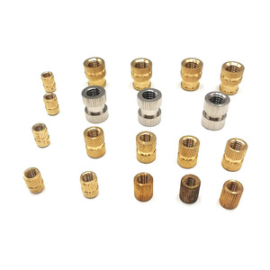 Knurled Nuts Metric <b>Thread</b> <b>Inserts</b> Copper Material Right Hand Fully Threaded With Through Holes And Blind Holes - Product Image 2