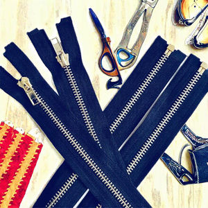 Cremallera de Metal de Latón Ecológica y Sostenible, Cierre Automático Dorado, Cadena Larga, Accesorios para Pantalones, Jeans, Textiles para el Hogar - Product Image 3