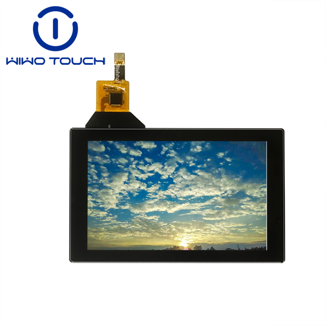 Industrial LCD Capacitive Touch Screen Display Module 3.5 Inch 640x480 Resolution Black Touch Panel