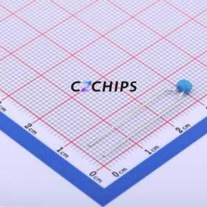 Condensador cerámico monolítico (MLCC) de montaje pasante (THC) CD2A330KC9IECGE100, paso de orificio, P=5.08mm, 33pF, 10%, 100V, NP0 - Product Image 2