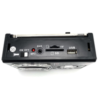Mini radio portable chinoise Xbass en plastique, alimentée par USB, avec lampe torche LED, radio AM/FM SW, lecteur MP3 sans fil et haut-parleur de basses