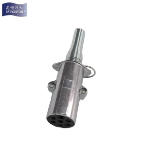 Chất Lượng Cao Biểu Tượng Tùy Chỉnh ISO 1185 7 <span class=keywords><strong>Pin</strong></span> Trailer Cắm 24V 12V N Loại Châu Âu CE Trailer Cắm - Product Image 5