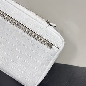 <b>Men's</b> Luxury Crocodile Skin Chest <b>Bag</b>, Genuine Leather with Cowhide Lining, Casual <b>Sling</b> Backpack for Travel - Product Image 4