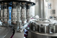 Chaîne de production complète de machines de remplissage entièrement automatiques pour bouteilles PET d'eau minérale pure