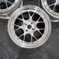 4x100 17 pouces 4 pièces Jantes en alliage d'aluminium forgé neuves peintes pour Mini Cooper
