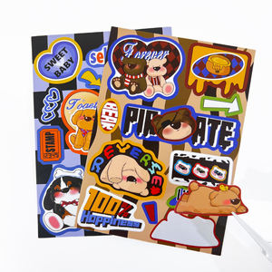 Adesivi Personalizzati con LOGO e Forma su Misura, Fogli A4 <span class=keywords><strong>A5</strong></span> Stampati, Adesivi in Vinile Trasparente Impermeabile Opaco Lucido per Bambini, Taglio a Bacio - Product Image 2