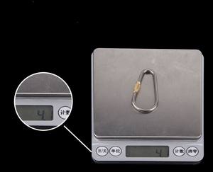 Wollet Anneau de boucle de verrouillage <span class=keywords><strong>antivol</strong></span> Porte-clés de randonnée en plein air Boucle de sac à dos Boucle de <span class=keywords><strong>voiture</strong></span> Logo personnalisé Porte-clés en titane - Product Image 5