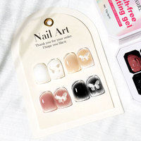Nouveau Gel UV de Salon à Effet Macaron Dégradé et Tacheté, Longue Durée, Non Toxique, pour Lampe LED, Personnalisable avec Logo, pour Peinture d'Ongles