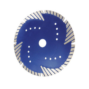 Hoja de sierra de diamante de corte de 115mm de alta velocidad Fullux OEM personalizable segmentada para corte de hormigón de granito de piedra - Product Image 2