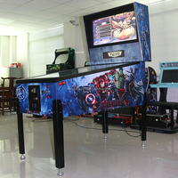Machine pour jeux vidéo, simulateur 3d, Pinball, électronique, classique, fabricant, 1100 pièces