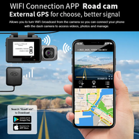 Caméra de voiture cachée 1080P HD double objectif, caméra DVR pour Volkswagen, WiFi, vision nocturne super performante, caméra de tableau de bord avant/arrière, 1 an