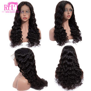 Perruque loose wave brésilienne naturelle, cheveux longs, noir, livraison gratuite - Product Image 5