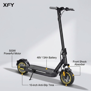 <span class=keywords><strong>Trottinette</strong></span> électrique pliable XFY pour la ville, 350W 36V, pour adultes, avec pneus antidérapants de 10 pouces, <span class=keywords><strong>trottinette</strong></span> électrique urbaine pour les trajets quotidiens - Product Image 1